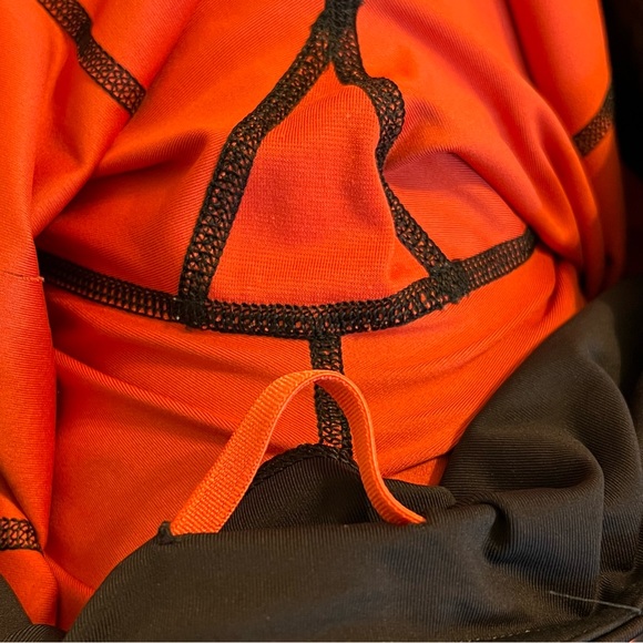 Lululemon Leggings 6 Pace Rival Crop Luxtreme Twisted Dune Red Black Pants Run - Picture 5 of 16